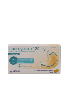 Normogastrol 20mg 14 Comprimidos Gastrorresistentes   