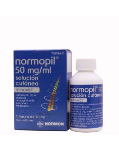 Normopil 50mg/ml Solución Cutánea 1 Frasco 90ml 