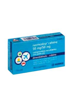 Normostop Cafeína 50 mg/50 mg 12 Comprimidos Normon