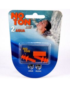 NoTon 2 Protectores de Oídos Silicona Aqua