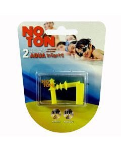 NoTon 2 Protectores de Oidos Silicona Aqua Infantil