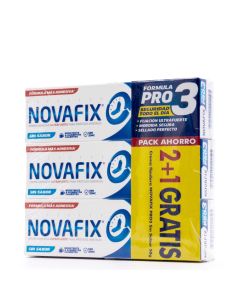 Novafix Pro 3 Sin Sabor 50g 2+1 Pack Ahorro