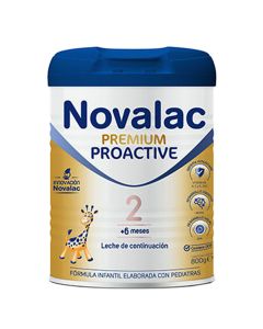 Novalac Premium Proactive 2 800g. Imagen del bote de leche.  