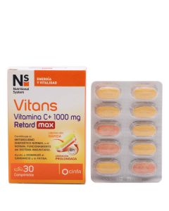 NS Vitans Vitamina C+ Retard Max 1000mg 30 Comprimidos 