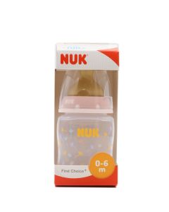 Nuk First Choice Biberón Tetina Látex M Azul 0-6M 150ml