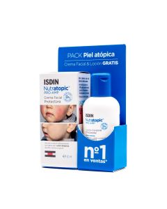 Nutratopic ProAMP Crema Facial Protectora Piel Atópica Isdin +Loción de Regalo