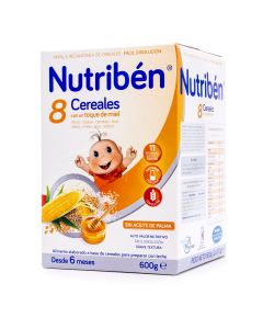 Nutribén 8 Cereales con un Toque de Miel 600gr