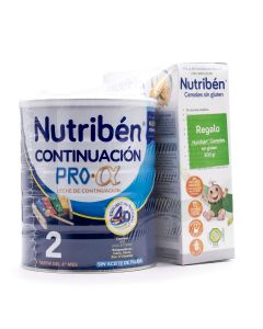 Nutribén 2 Continuación 800gr+Papilla Cereales Sin Glúten 300g Pack