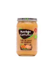 Nutribén Eco Potitos Pollo de Corral con Verduras 235g