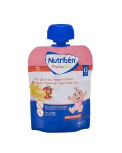 Nutriben Fruta & Go Platano Fresa Yogourt Natural 90g