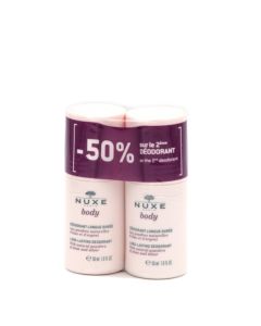 Nuxe Body Desodorante Larga Duración Roll On 2x50ml Pack 2ªUd 50%Dto