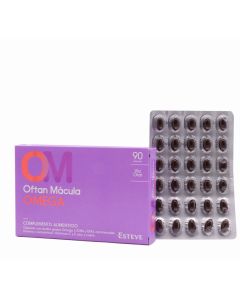 Oftan Mácula Omega 90 Cápsulas nutrición para los ojos