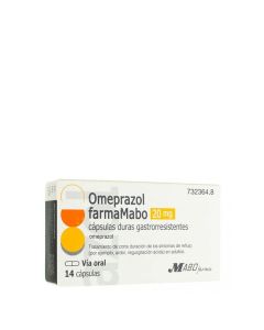 Omeprazol FarmaMabo 20mg 14 Cápsulas Gastrorresistentes