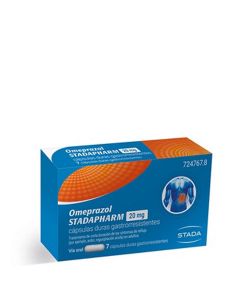 Omeprazol Stadapharm 20mg 14 Cápsulas Gastrorresistentes Blister