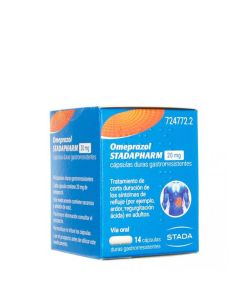 Omeprazol Stadapharm 20mg 14 Cápsulas Gastrorresistentes Frasco