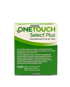 OneTouch Select Plus 50 Tiras Glucosa