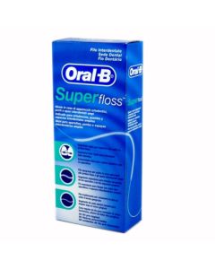 Oral B Superfloss Seda Dental 50 mts