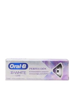 Oral B 3D White Luxe Perfección Blanqueamiento Avanzado Pasta Dentífrica 75ml