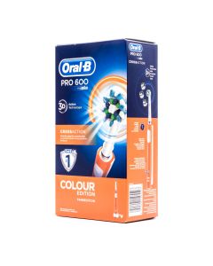 Oral B Cepillo Eléctrico PRO 600 CrossAction 3D Color Naranja