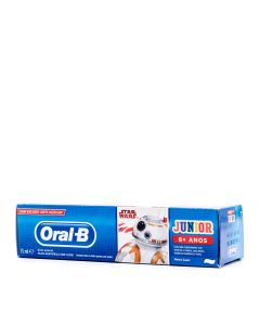 Oral B Star Wars Pasta Dental Junior Menta Suave +6A 75ml