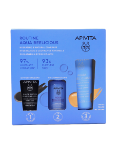 Apivita Aqua Beelicious Pack Crema Fluída Color SPF30