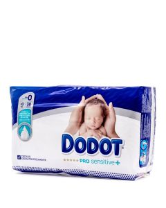 Dodot Pro Sensitive+ 38 Pañales Talla 0 Hasta 3Kg-1