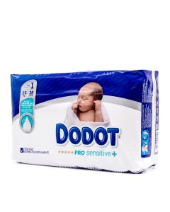 Dodot Pro Sensitive+ 38 Pañales Talla 1 de 2 a 5Kg