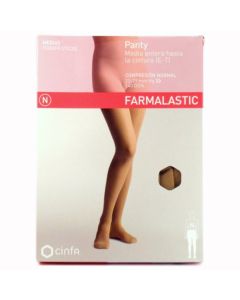 Farmalastic Panty Media Compresión Normal Camel Talla M