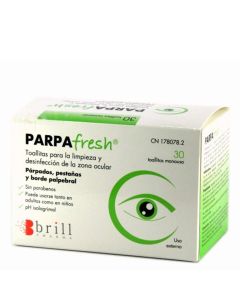 Parpafresh Toallitas Limpieza Párpados 30 Monouso Brill Pharma