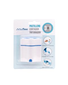 Mediflower Pastillero Cortador Triturador 3 en 1