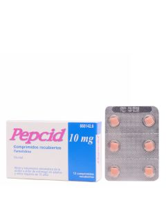 Pepcid 12 Comprimidos Recubiertos Famotidina