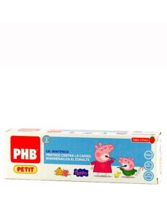 PHB Petit Gel Dental Infantil Peppa Pig Sabor Fresa 2Años+ 75ml