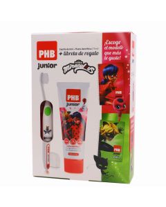 PHB Junior Pasta Dental Fresa + Cepillo + Libreta de Regalo Pack