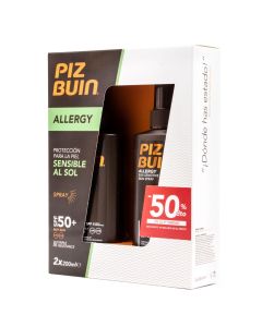 Piz Buin Allergy Spray SPF50+ 200ml x2 Duplo 50%Dto 2ªUd. Imagen por delante.