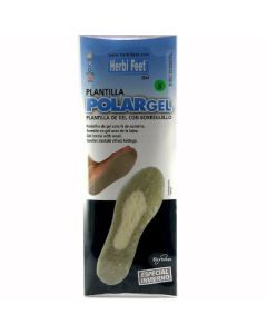 Herbi Feet Plantillas Polargel Plantilla de Gel con Borreguillo Talla S 1 Par Herbitas