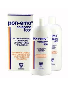 PonEmo Colágeno 1000 Gel Champú Dermatológico 1litro