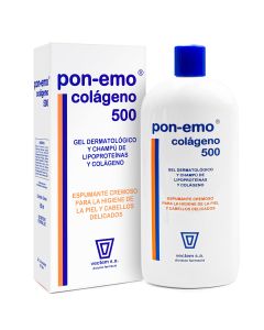 PonEmo Colágeno 500 Gel Champú Dermatológico 500ml