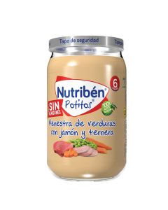 Nutriben Potitos Menestra de Verduras con Jamón y Ternera 235g