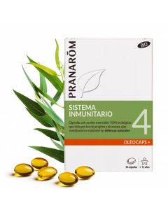 
Pranarom Sistema Inmunitario 4  30 Cápsulas Bio Olecaps+
