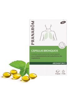 Pranarom Cápsulas Bronquios 30 Cápsulas Aromaforce