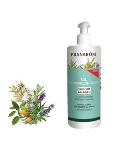 Pranarom Gel Hidroalcohólico Ravintsara Árbol del Té para las Manos 500ml