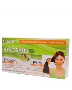 Priorin Caja 60 Cápsulas x 2 Pack 30% Gratis 2ªUd