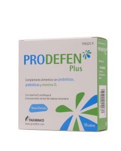 Prodefen Plus 10 Sobres Prebióticos y Probióticos Italfarmaco