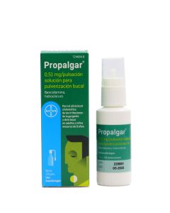 Propalgar Solución para Pulverización Bucal 30ml 