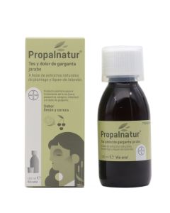 Propalnatur Tos y Dolor de Garganta Jarabe Sabor Limón y Cereza 120ml Vía Oral