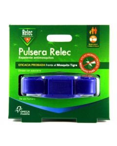 Pulsera Relec Repelente Antimosquitos Color Azul