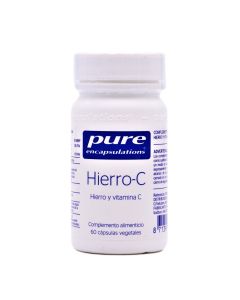 Pure Encapsulations Hierro C 60 Cápsulas Vegetales