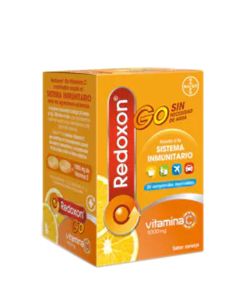 Redoxon Go Comprimidos Masticables Sabor Naranja Bayer