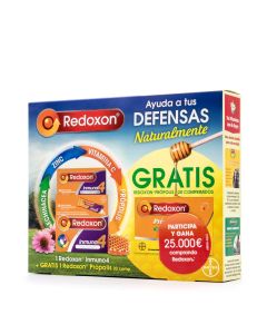Redoxon Inmuno 4 14 Sobres+Redoxon Própolis 20 Comprimidos Regalo Pack
