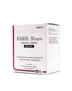 Regaxidil 50mg/ml Minoxidil 180ml Solución Cutánea